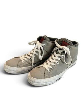 LIKE NEW!RARE CONVERSE CHUCK TAYLOR MID TOP SNEAKERS CANVAS SAMPLE MNS 9/WMS 11